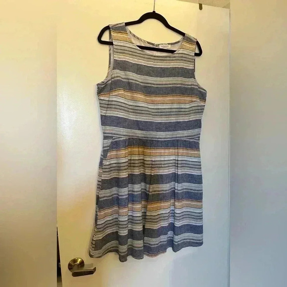 Beach Lunch Lounge Tank Dress with Pockets - Picture 1 of 8